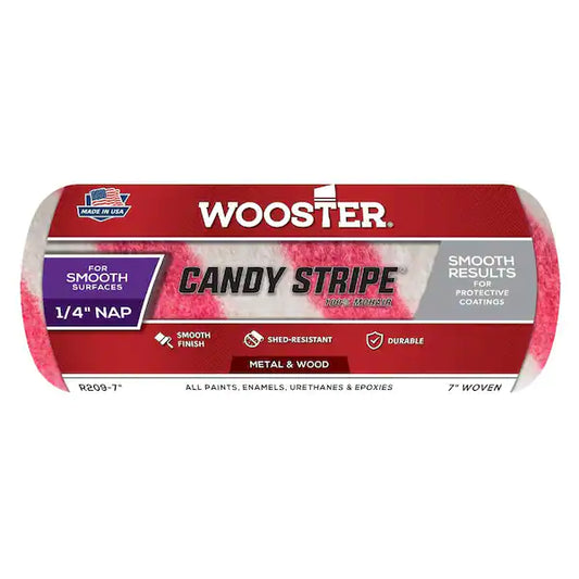 Wooster 7”X1/4” Candy Stripe